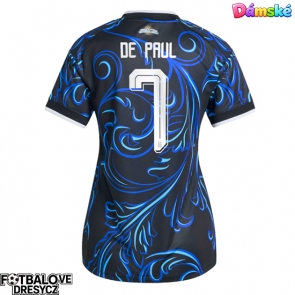 Argentina Rodrigo De Paul #7 Dámské Venkovní Dres MS 2026 Krátký Rukáv